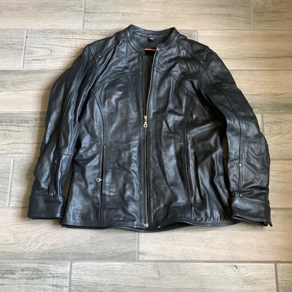 First classic leather jacket